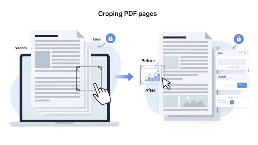 How to Use a Free PDF Editor to Crop Pages Quickly and Easily Editing PDFs can be tricky if you don’t have the right tools. Sometimes, you just need to remove extra margins or unwanted sections from a PDF page. Luckily, a free PDF editor to crop pages makes this task fast, easy, and secure. In this guide, we’ll explore simple ways to crop PDF pages without installing heavy software, and even highlight Adobe Acrobat alternatives that won’t cost you a dime. Why You Might Need to Crop a PDF Cropping a PDF is not just about aesthetics. Here are common reasons people crop PDF pages: Remove unnecessary white margins for a cleaner look. Focus on important content, such as images or charts. Reduce file size slightly for easier sharing. Prepare documents for printing in a specific format. Features to Look for in a Free PDF Crop Tool Not all PDF editors are created equal. When choosing a secure PDF editor with crop feature, look for these key capabilities: Ease of use: Simple, intuitive interface that doesn’t require technical skills. Precision cropping: Allows you to select exact areas to remove or retain. Security: Ensures your files are handled safely, especially if using an online tool. Compatibility: Works with multiple operating systems, like Windows, Mac, and even mobile devices. Additional editing options: Optional features like rotation, merging, or text editing can be useful.