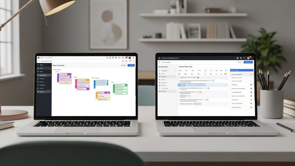 Trello vs Asana Free Plan Comparison Choosing between Trello and Asana can be tricky. Here’s a side-by-side comparison of their free plans: Team Size: Trello allows unlimited members, Asana limits to 15. Project Views: Trello focuses on Kanban boards, Asana offers lists, boards, and basic timelines. Integrations: Trello integrates with 10 apps, Asana with more advanced integrations on paid plans. Task Management: Both allow task assignments, due dates, and checklists, but Asana has more advanced project tracking tools. Ultimately, Trello works best for visual boards and simple workflows, while Asana is better for teams needing structured project timelines. best free project management software​ Choosing between Trello and Asana can be tricky. Here’s a side-by-side comparison of their free plans: Team Size: Trello allows unlimited members, Asana limits to 15. Project Views: Trello focuses on Kanban boards, Asana offers lists, boards, and basic timelines. Integrations: Trello integrates with 10 apps, Asana with more advanced integrations on paid plans. Task Management: Both allow task assignments, due dates, and checklists, but Asana has more advanced project tracking tools. Ultimately, Trello works best for visual boards and simple workflows, while Asana is better for teams needing structured project timelines.