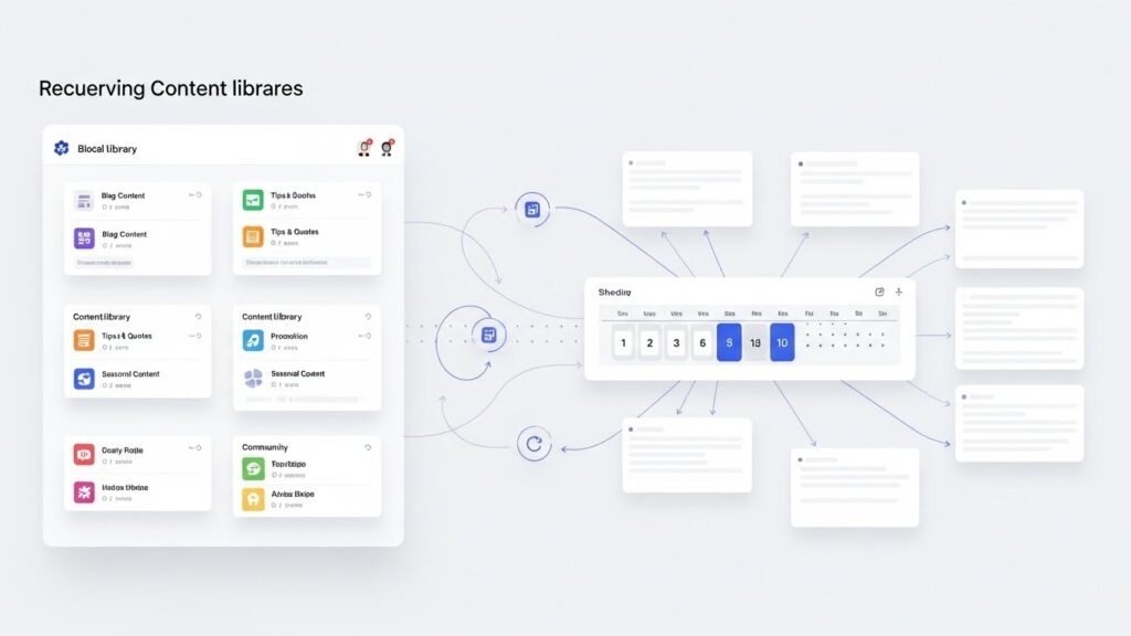 Core Features of social media management tools recurpost​