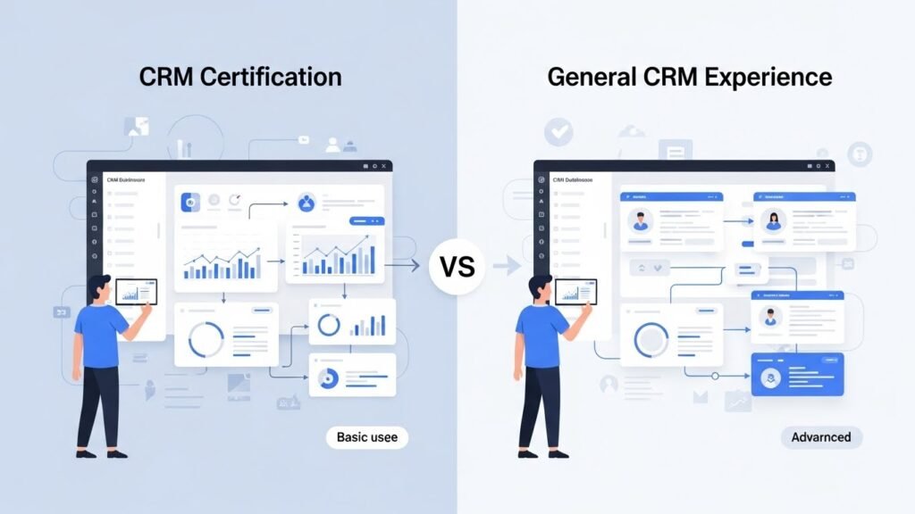 Understanding CRM Certification vs. General CRM Experience
