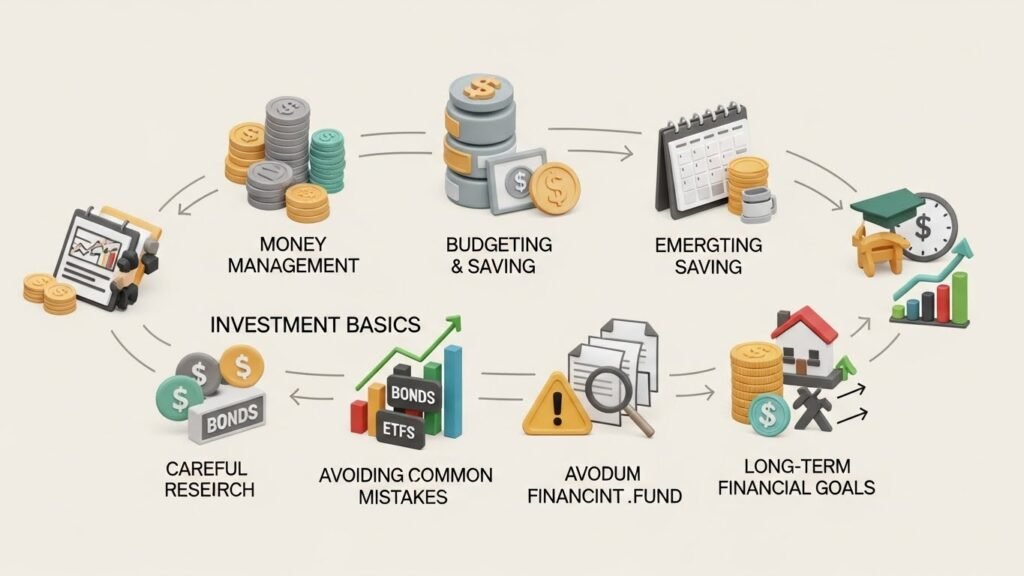 Key Lessons an Investing for Beginners Book Covers