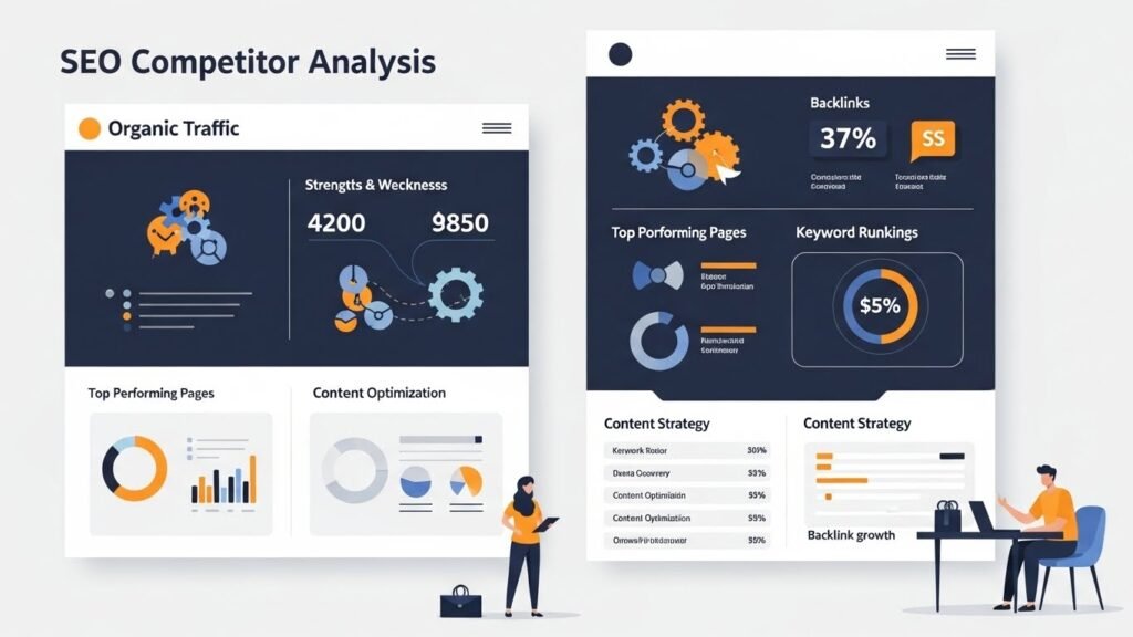 What Is an SEO Competitor Analysis Report PDF?
