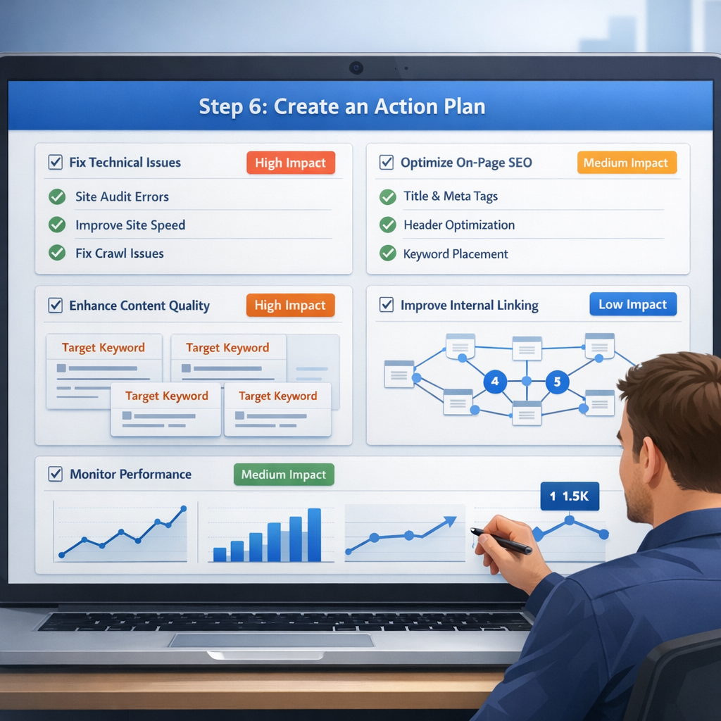 how to analyze website for on-page seo issues