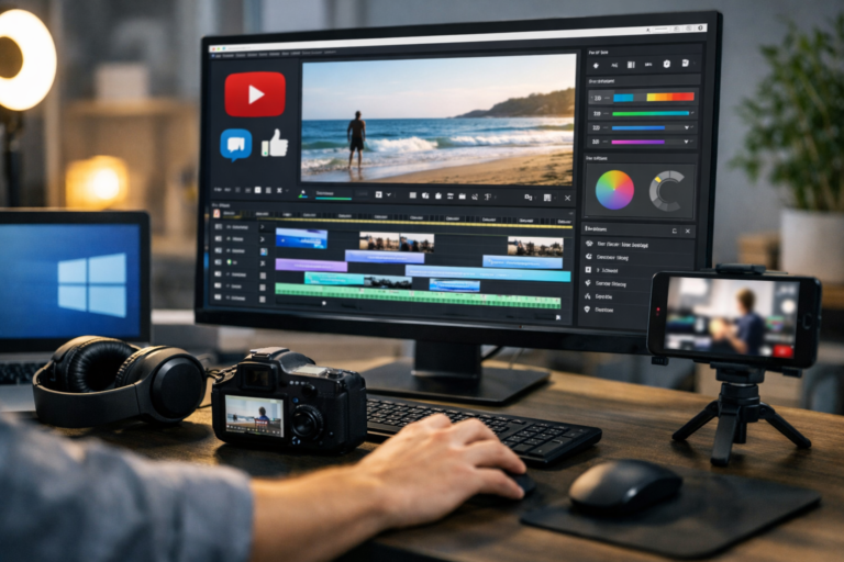 best video editing free software windows for YouTube and Social Media Videos