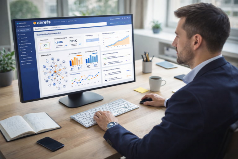 an ahrefs backlink checker