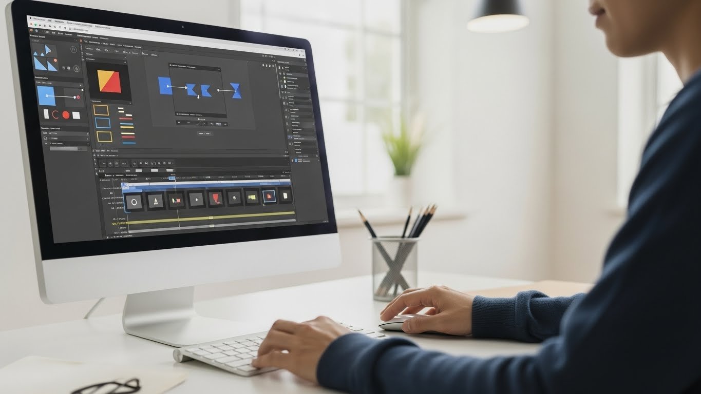 How easy motion graphics software Helps Beginners Make an Animation Faster